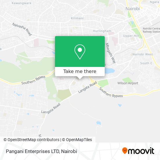 Pangani Enterprises LTD map