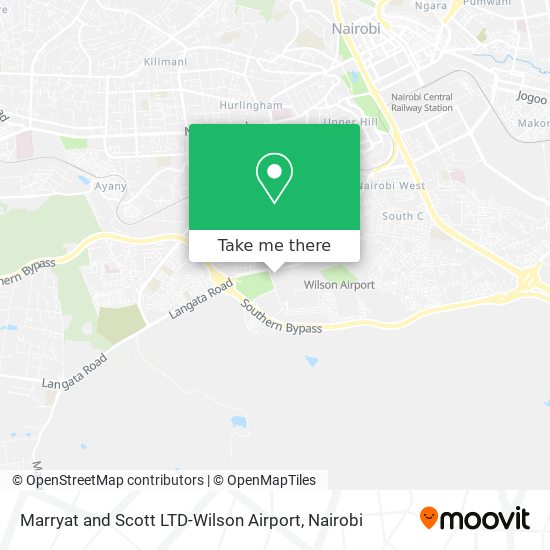 Marryat and Scott LTD-Wilson Airport map