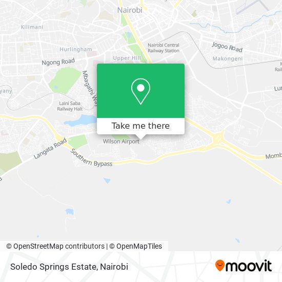 Soledo Springs Estate map