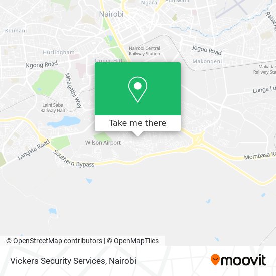 Vickers Security Services map