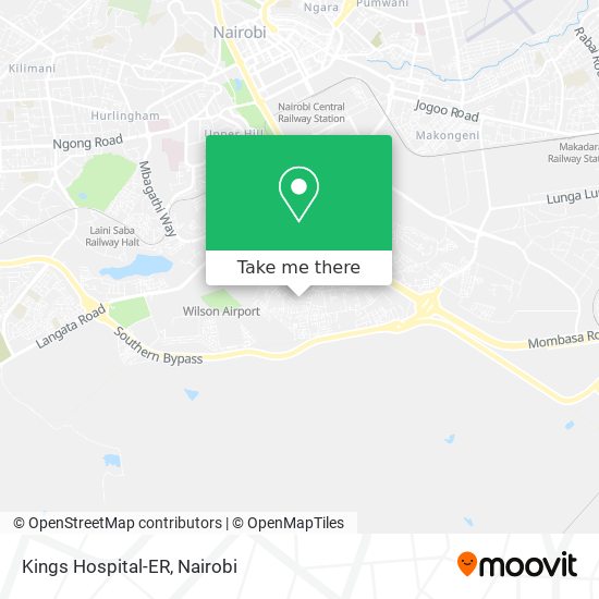 Kings Hospital-ER map
