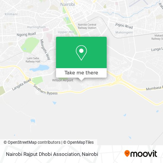 Nairobi Rajput Dhobi Association map