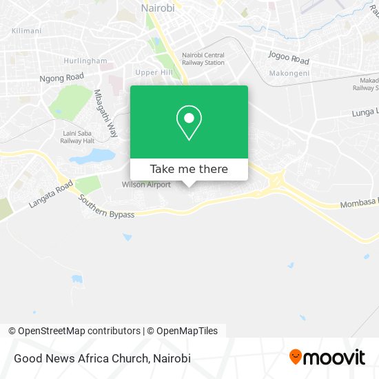 Good News Africa Church map