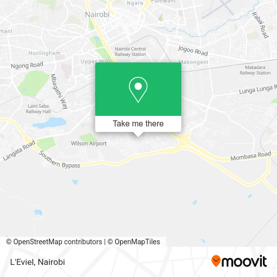 L'Eviel map