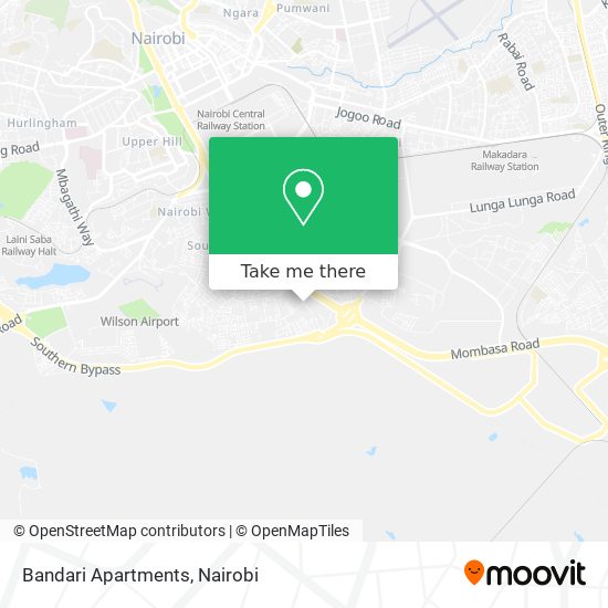 Bandari Apartments map