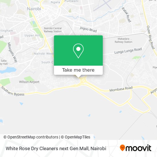 White Rose Dry Cleaners next Gen Mall map