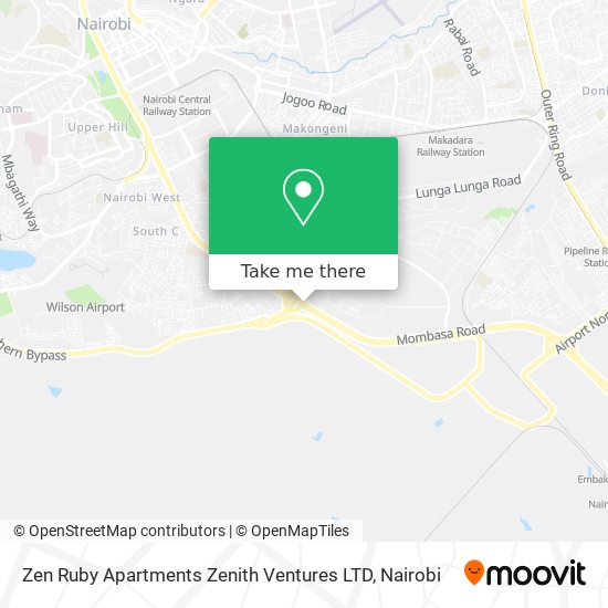 Zen Ruby Apartments Zenith Ventures LTD map