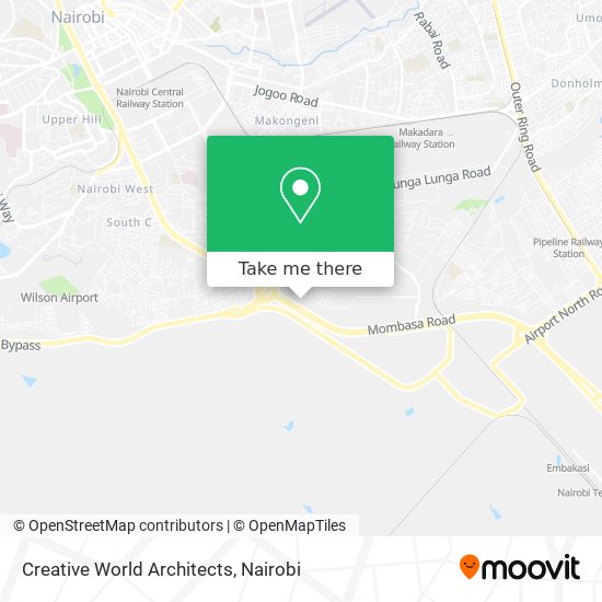 Creative World Architects map