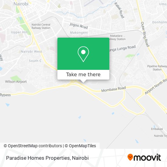 Paradise Homes Properties map