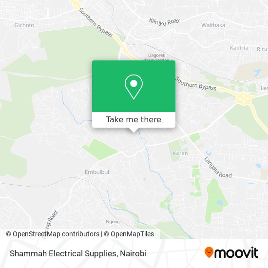 Shammah Electrical Supplies map