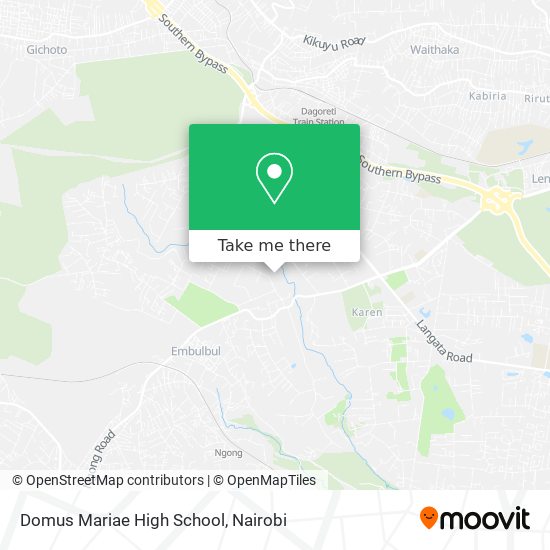 Domus Mariae High School map