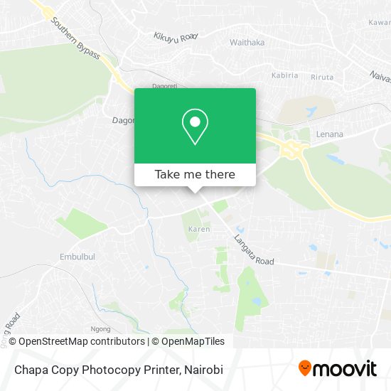 Chapa Copy Photocopy Printer map