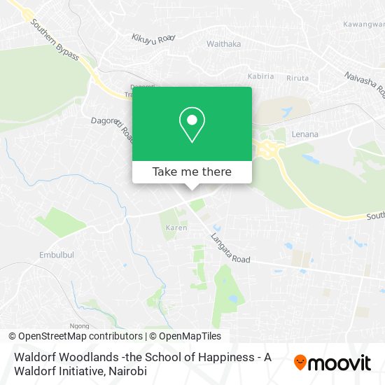 Waldorf Woodlands -the School of Happiness - A Waldorf Initiative map