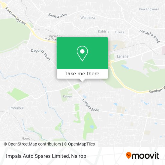 Impala Auto Spares Limited map