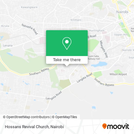 Hossans Revival Church map
