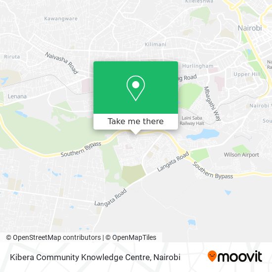 Kibera Community Knowledge Centre map