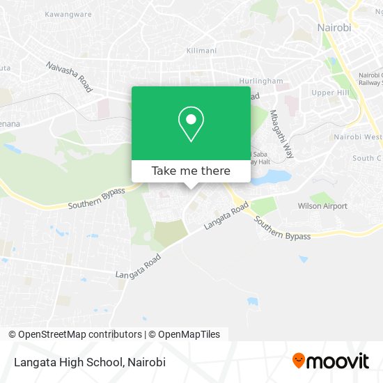 Langata High School map