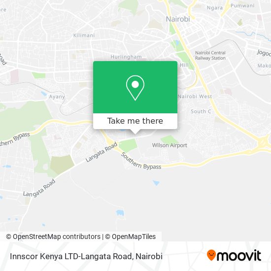 Innscor Kenya LTD-Langata Road map