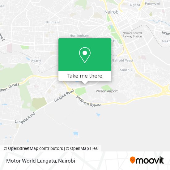 Motor World Langata map