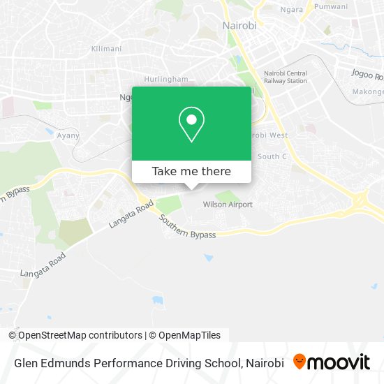 Glen Edmunds Performance Driving School map