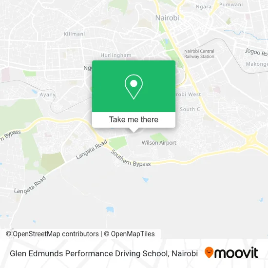 Glen Edmunds Performance Driving School map
