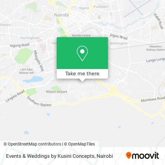 Events & Weddings by Kusini Concepts map