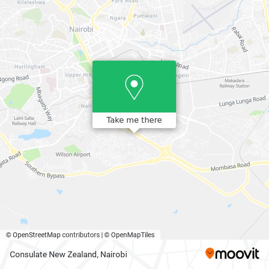 Consulate New Zealand map