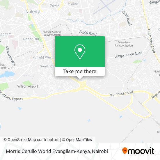 Morris Cerullo World Evangilsm-Kenya map