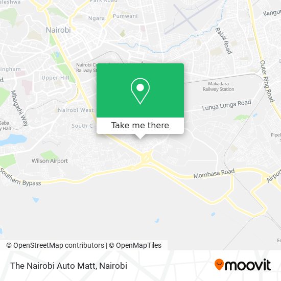 The Nairobi Auto Matt map