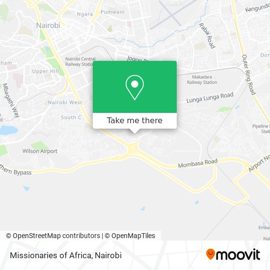 Missionaries of Africa map