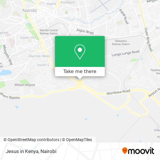 Jesus in Kenya map