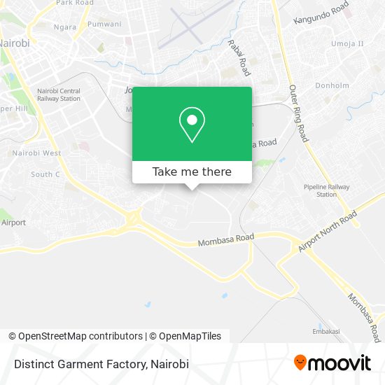 Distinct Garment Factory map