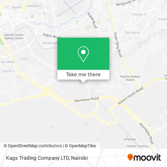 Kags Trading Company LTD map