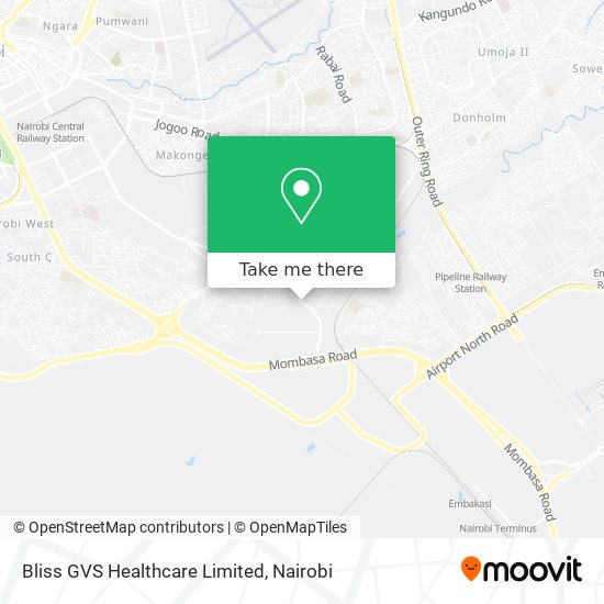 Bliss GVS Healthcare Limited map