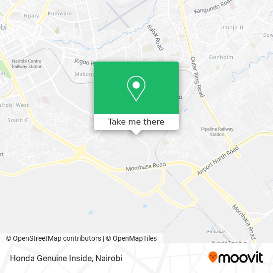 Honda Genuine Inside map