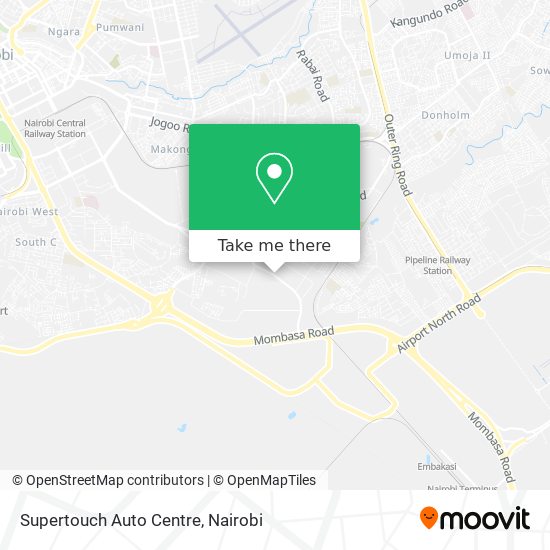 Supertouch Auto Centre map