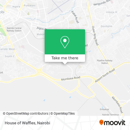 House of Waffles map