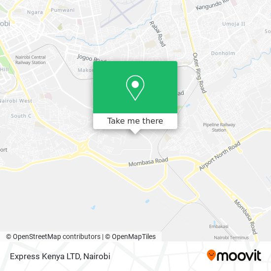 Express Kenya LTD map