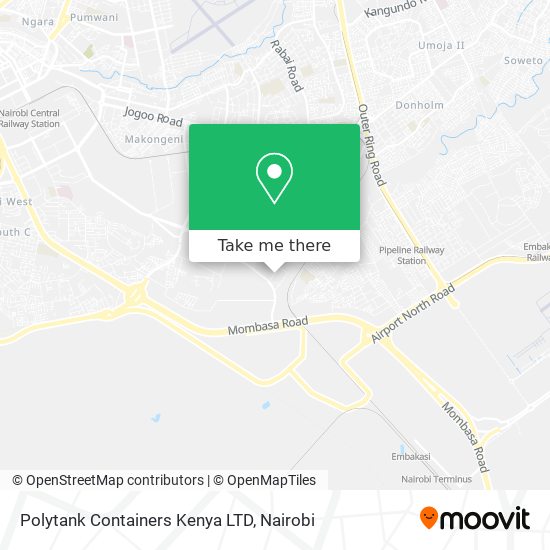 Polytank Containers Kenya LTD map
