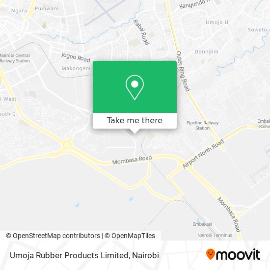 Umoja Rubber Products Limited map