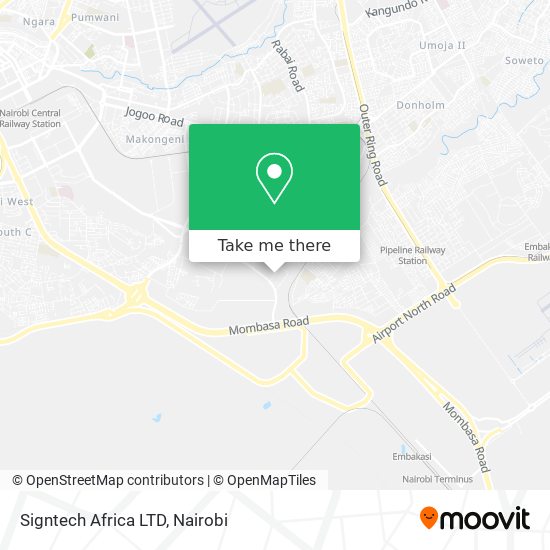 Signtech Africa LTD map