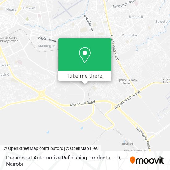 Dreamcoat Automotive Refinishing Products LTD map