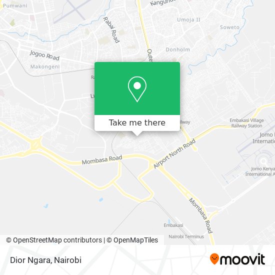 Dior Ngara map