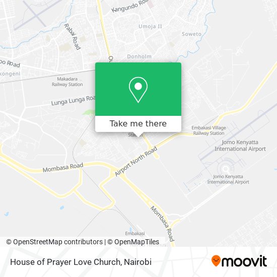 House of Prayer Love Church map