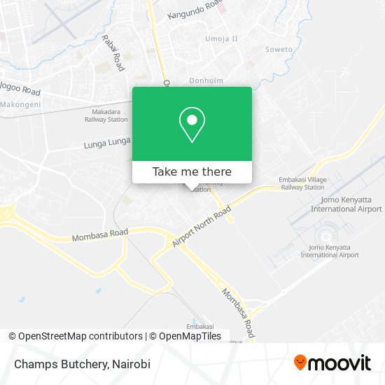 Champs Butchery map