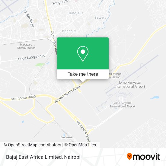Bajaj East Africa Limited map