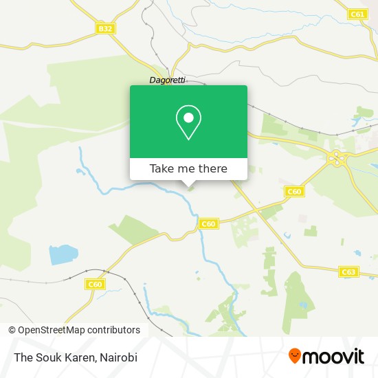 The Souk Karen map