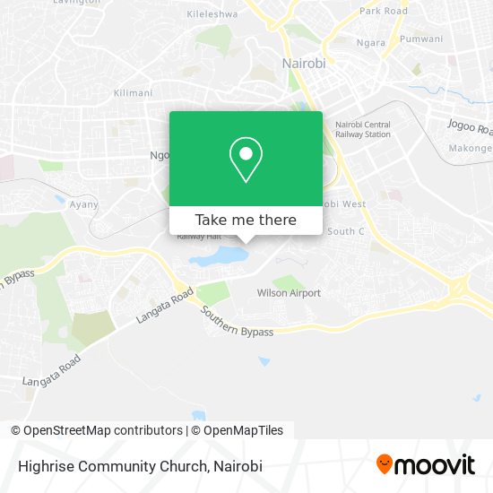 Highrise Community Church map