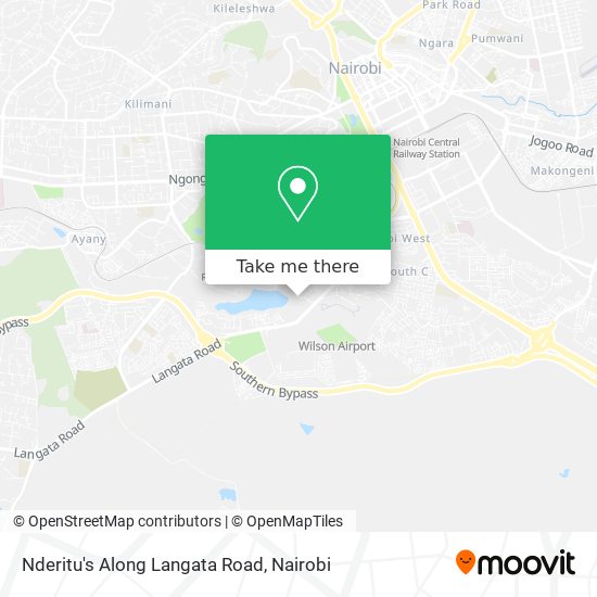 Nderitu's Along Langata Road map