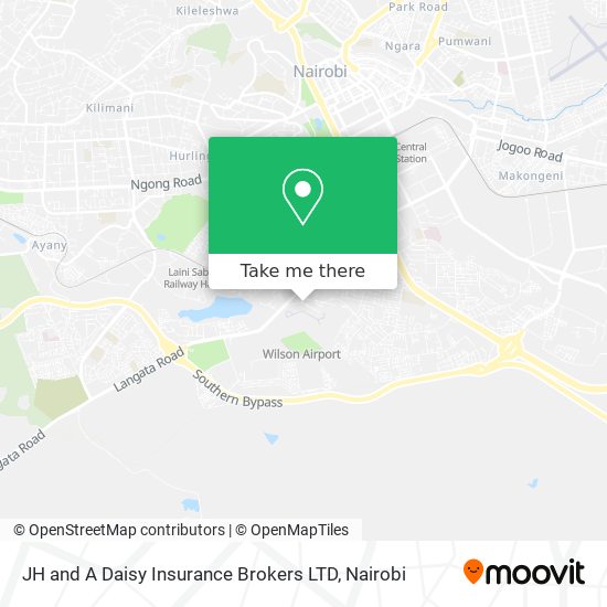 JH and A Daisy Insurance Brokers LTD map